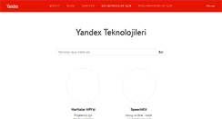 Desktop Screenshot of api.yandex.com.tr